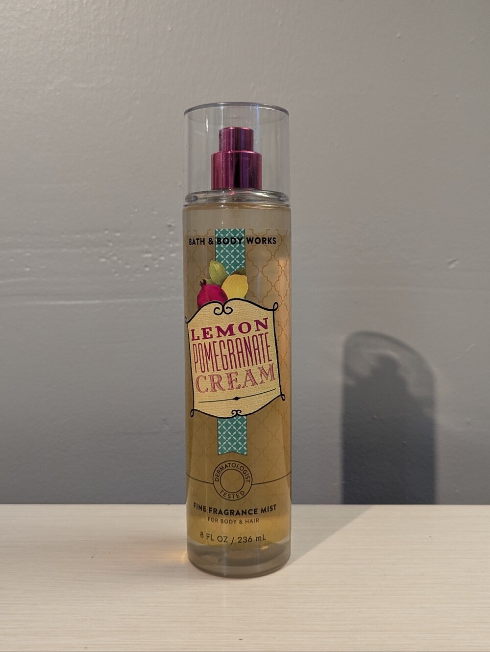 Bath & Body Works Lemon Pomegranate Cream Fine Fragrance Mist - Yellow